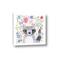 Picture of In the Garden Raccoon _GroupedProduct_Square_Mini_ _GroupedProduct_Square_Canvas_