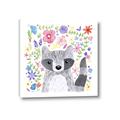 Picture of In the Garden Raccoon _GroupedProduct_Square_Mini_ _GroupedProduct_Square_Canvas_