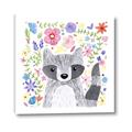 Picture of In the Garden Raccoon _GroupedProduct_Square_Mini_ _GroupedProduct_Square_Canvas_