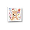 Picture of In the Garden Bear _GroupedProduct_Square_Mini_ _GroupedProduct_Square_Canvas_