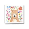 Picture of In the Garden Bear _GroupedProduct_Square_Mini_ _GroupedProduct_Square_Canvas_