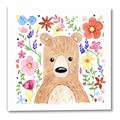 Picture of In the Garden Bear _GroupedProduct_Square_Mini_ _GroupedProduct_Square_Canvas_