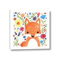 Picture of In the Garden Fox _GroupedProduct_Square_Mini_ _GroupedProduct_Square_Canvas_
