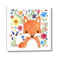 Picture of In the Garden Fox _GroupedProduct_Square_Mini_ _GroupedProduct_Square_Canvas_