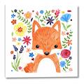 Picture of In the Garden Fox _GroupedProduct_Square_Mini_ _GroupedProduct_Square_Canvas_