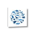 Picture of Dino Party Blue _GroupedProduct_Square_Mini_ _GroupedProduct_Square_Canvas_