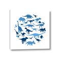 Picture of Dino Party Blue _GroupedProduct_Square_Mini_ _GroupedProduct_Square_Canvas_