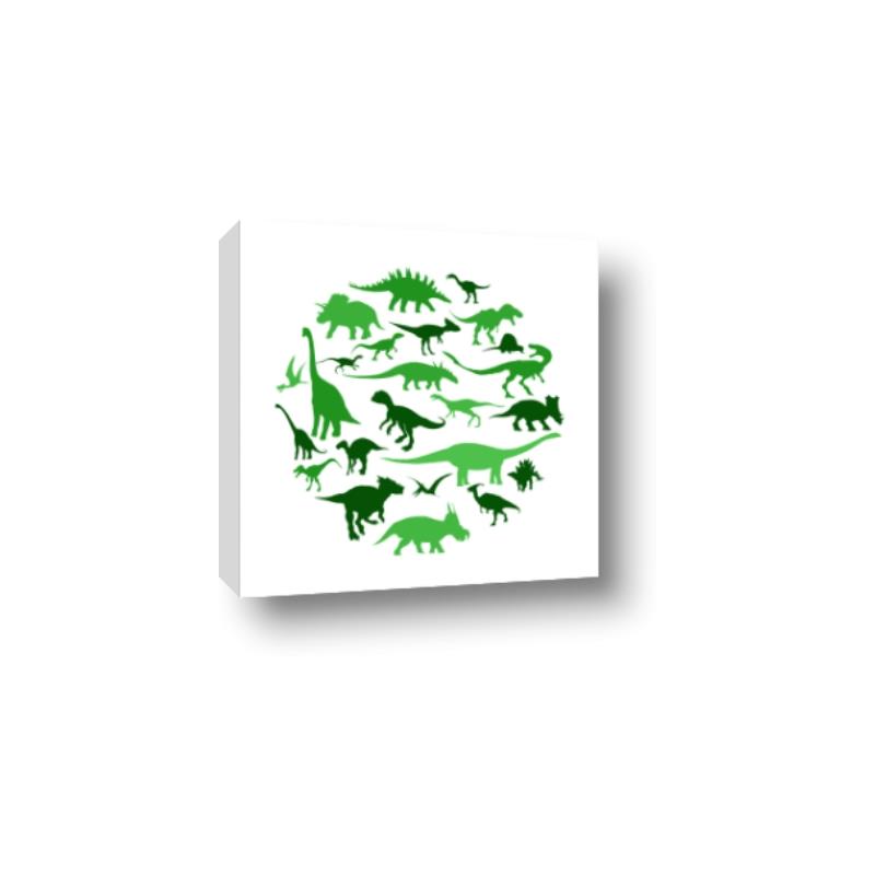 Picture of Dino Party Green  _GroupedProduct_Square_Mini_ _GroupedProduct_Square_Canvas_