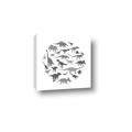 Picture of Dino Party Gray _GroupedProduct_Square_Mini_ _GroupedProduct_Square_Canvas_