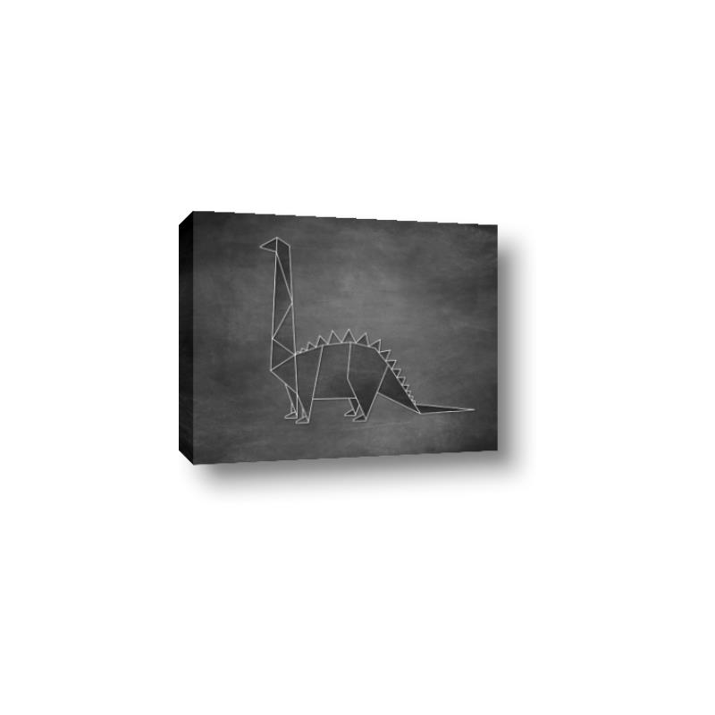 Picture of Geo Dino II Black  _GroupedProduct_Rectangle_Landscape_Mini_ _GroupedProduct_Rectangle_Landscape_Canvas_