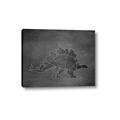 Picture of Geo Dino I Black  _GroupedProduct_Rectangle_Landscape_Mini_ _GroupedProduct_Rectangle_Landscape_Canvas_