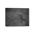 Picture of Geo Dino I Black  _GroupedProduct_Rectangle_Landscape_Mini_ _GroupedProduct_Rectangle_Landscape_Canvas_