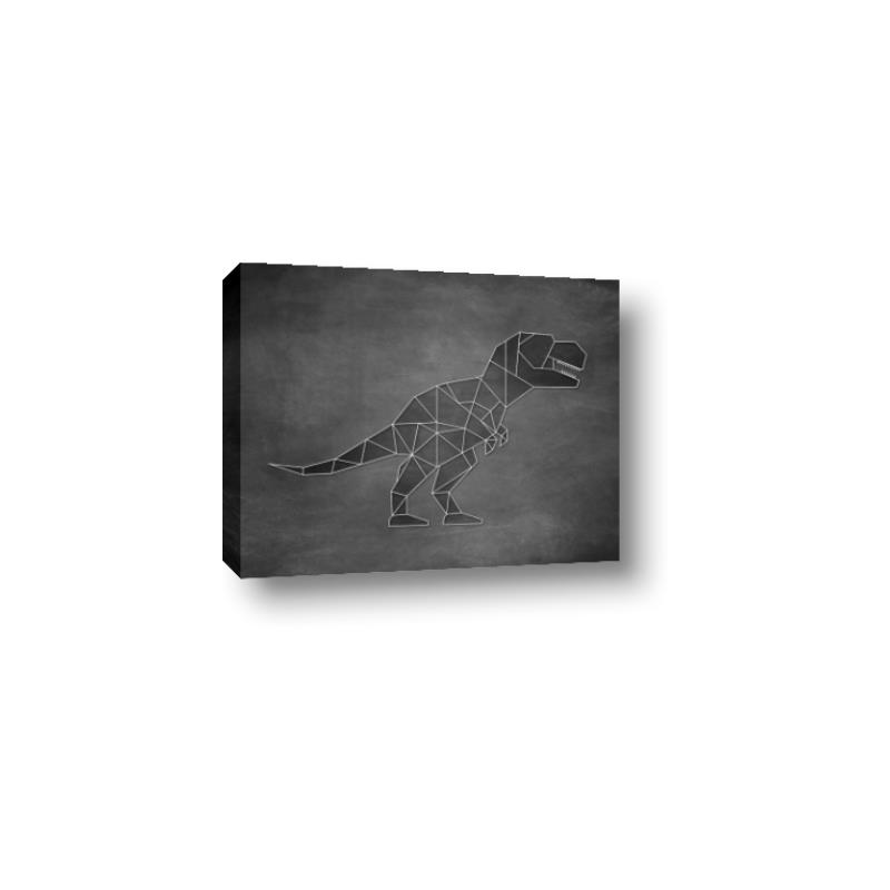 Picture of Geo Dino IV Black  _GroupedProduct_Rectangle_Landscape_Mini_ _GroupedProduct_Rectangle_Landscape_Canvas_