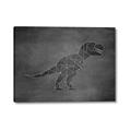 Picture of Geo Dino IV Black  _GroupedProduct_Rectangle_Landscape_Mini_ _GroupedProduct_Rectangle_Landscape_Canvas_