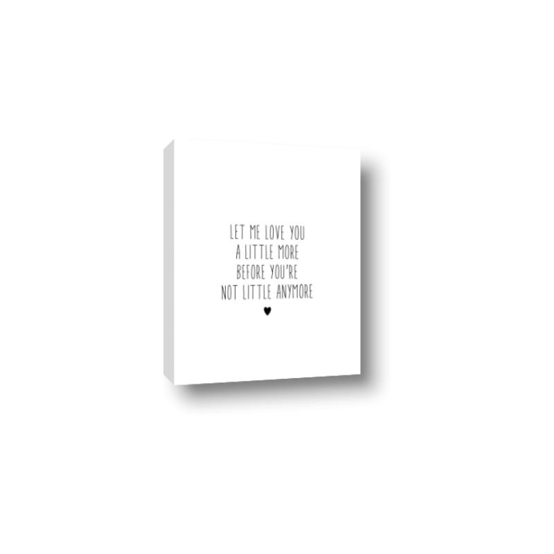 Picture of Let me love you _GroupedProduct_Rectangle_Portrait_Mini_ _GroupedProduct_Rectangle_Portrait_Canvas_