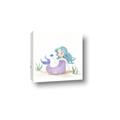 Picture of Blue Hair Mermaid _GroupedProduct_Square_Mini_ _GroupedProduct_Square_Canvas_
