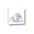 Picture of Blue Hair Mermaid _GroupedProduct_Square_Mini_ _GroupedProduct_Square_Canvas_
