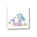 Picture of Blue Hair Mermaid _GroupedProduct_Square_Mini_ _GroupedProduct_Square_Canvas_