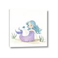 Picture of Blue Hair Mermaid _GroupedProduct_Square_Mini_ _GroupedProduct_Square_Canvas_
