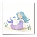 Picture of Blue Hair Mermaid _GroupedProduct_Square_Mini_ _GroupedProduct_Square_Canvas_