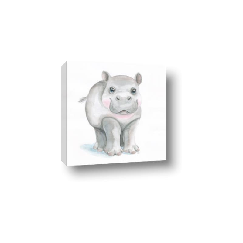 Picture of Tiny Hippo _GroupedProduct_Square_Mini_ _GroupedProduct_Square_Canvas_