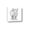 Picture of Tiny Hippo _GroupedProduct_Square_Mini_ _GroupedProduct_Square_Canvas_