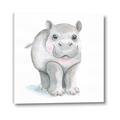 Picture of Tiny Hippo _GroupedProduct_Square_Mini_ _GroupedProduct_Square_Canvas_