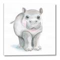 Picture of Tiny Hippo _GroupedProduct_Square_Mini_ _GroupedProduct_Square_Canvas_