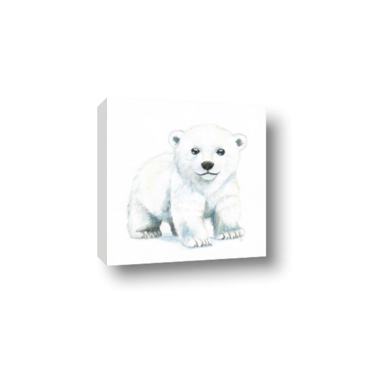 Picture of Tiny Polar Bear _GroupedProduct_Square_Mini_ _GroupedProduct_Square_Canvas_