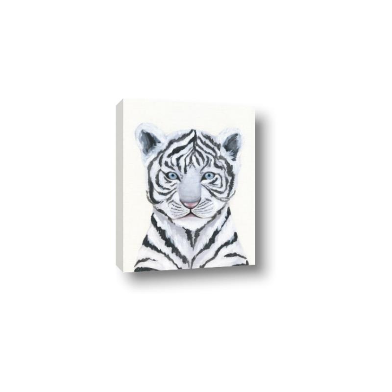Picture of White Tiger Babe _GroupedProduct_Rectangle_Portrait_Mini_ _GroupedProduct_Rectangle_Portrait_Canvas_