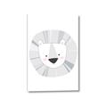 Picture of Gray Lion _GroupedProduct_Rectangle_Portrait_Mini_ _GroupedProduct_Rectangle_Portrait_Canvas_