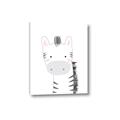 Picture of Gray Zebra _GroupedProduct_Rectangle_Portrait_Mini_ _GroupedProduct_Rectangle_Portrait_Canvas_