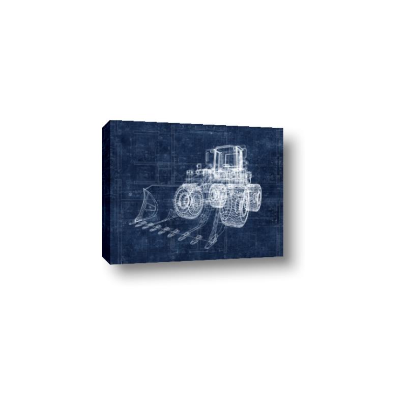 Picture of Tractor Blueprint ll _GroupedProduct_Rectangle_Landscape_Mini_ _GroupedProduct_Rectangle_Landscape_Canvas_