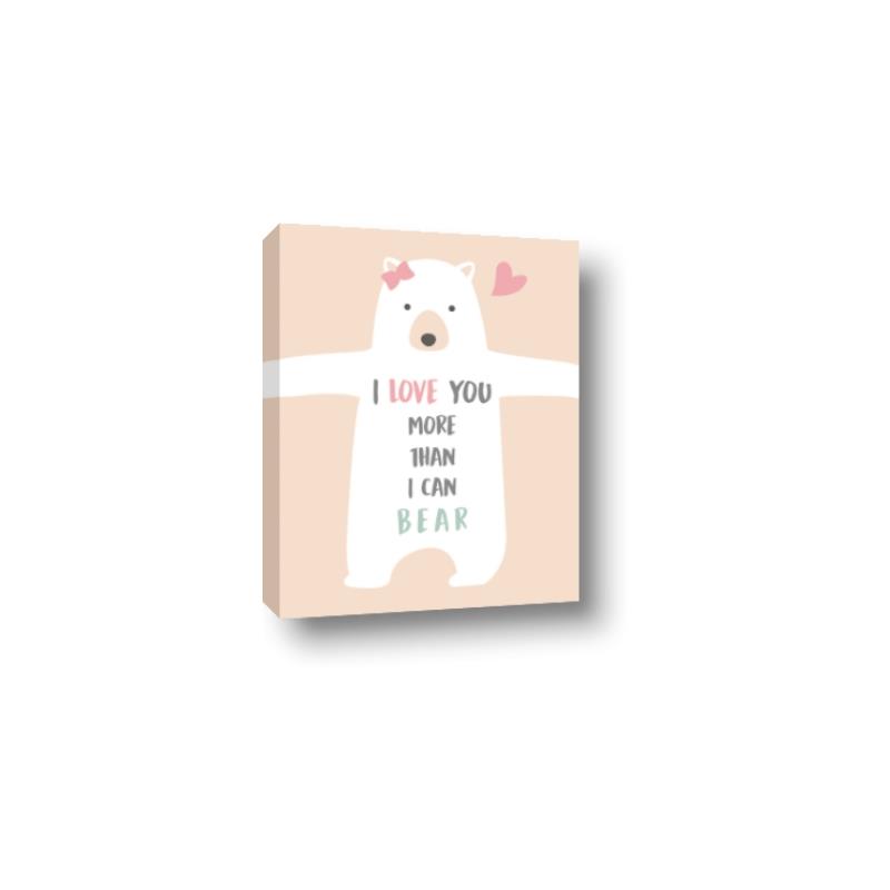 Picture of More than I can Bear Pink  _GroupedProduct_Rectangle_Portrait_Mini_ _GroupedProduct_Rectangle_Portrait_Canvas_