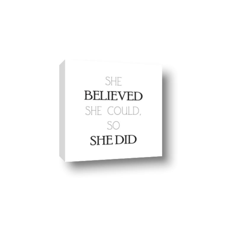 Picture of She Believed _GroupedProduct_Square_Mini_ _GroupedProduct_Square_Canvas_