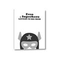 Picture of Superhero Listen I _GroupedProduct_Rectangle_Portrait_Mini_ _GroupedProduct_Rectangle_Portrait_Canvas_