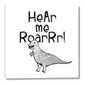 Picture of Hear me Roar Gray _GroupedProduct_Square_Mini_ _GroupedProduct_Square_Canvas_