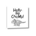 Picture of Hear me Chomp Gray _GroupedProduct_Square_Mini_ _GroupedProduct_Square_Canvas_