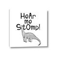 Picture of Hear me Stomp Gray _GroupedProduct_Square_Mini_ _GroupedProduct_Square_Canvas_