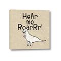 Picture of Hear me Roar Beige Bkg _GroupedProduct_Square_Mini_ _GroupedProduct_Square_Canvas_