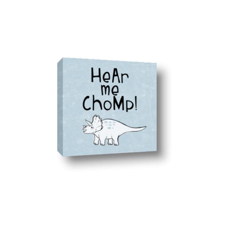 Picture of Hear me Chomp Blue Bkg _GroupedProduct_Square_Mini_ _GroupedProduct_Square_Canvas_