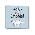 Picture of Hear me Chomp Blue Bkg _GroupedProduct_Square_Mini_ _GroupedProduct_Square_Canvas_