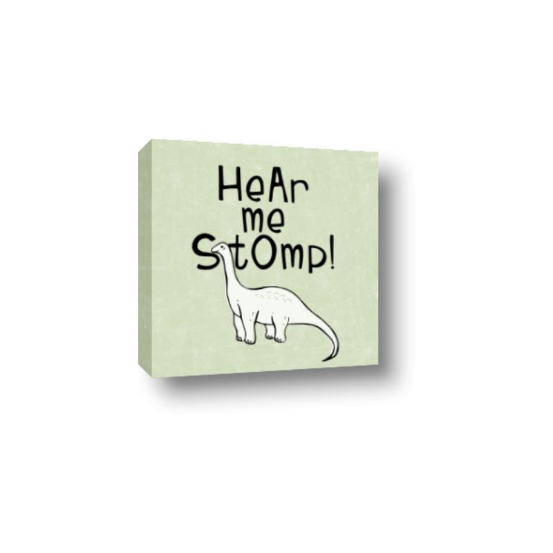 Picture of Hear me Stomp Green Bkg _GroupedProduct_Square_Mini_ _GroupedProduct_Square_Canvas_