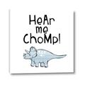 Picture of Hear me Chomp Blue _GroupedProduct_Square_Mini_ _GroupedProduct_Square_Canvas_