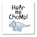 Picture of Hear me Chomp Blue _GroupedProduct_Square_Mini_ _GroupedProduct_Square_Canvas_