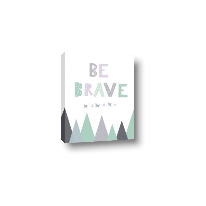 Picture of Be Brave I Pastel _GroupedProduct_Rectangle_Portrait_Mini_ _GroupedProduct_Rectangle_Portrait_Canvas_