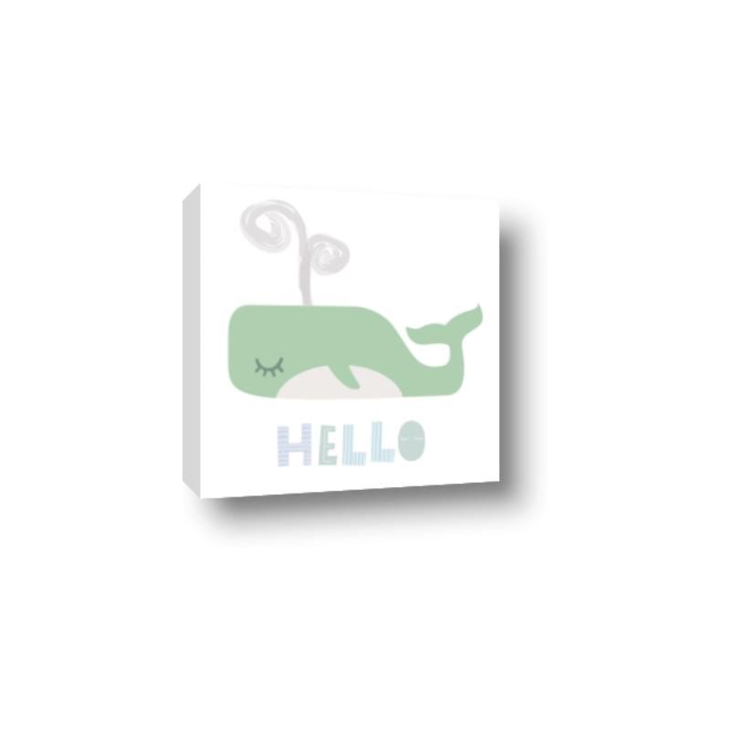 Picture of Whale Hello _GroupedProduct_Square_Mini_ _GroupedProduct_Square_Canvas_