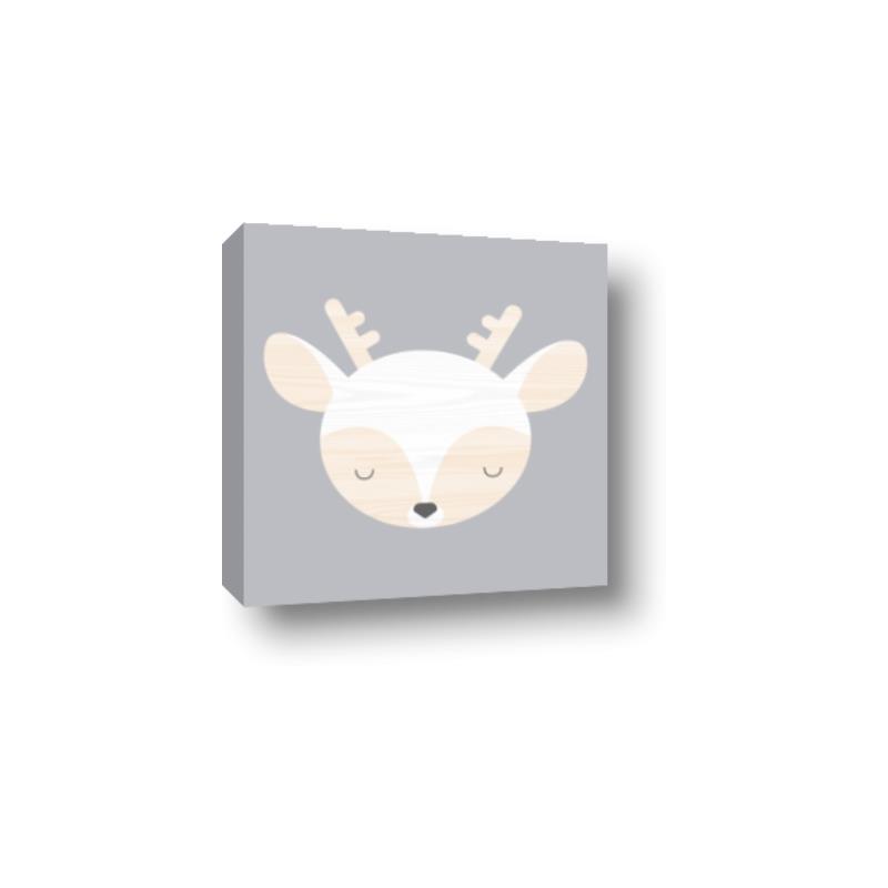 Picture of Gray Deer _GroupedProduct_Square_Mini_ _GroupedProduct_Square_Canvas_
