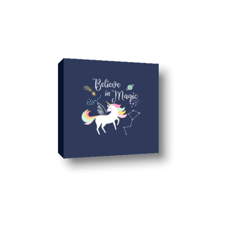 Picture of Believe in Magic Unicorn _GroupedProduct_Square_Mini_ _GroupedProduct_Square_Canvas_