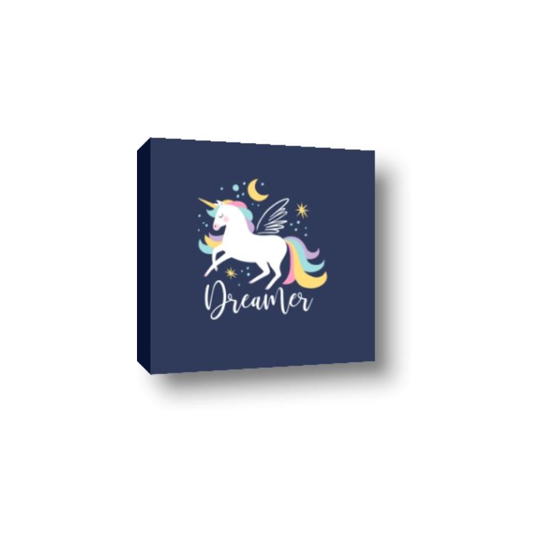 Picture of Dreamer Unicorn _GroupedProduct_Square_Mini_ _GroupedProduct_Square_Canvas_